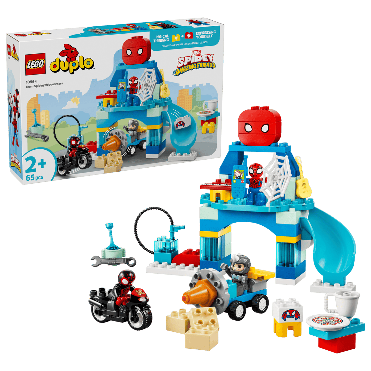 10464 Lego Duplo Webquarters del Team Spidey