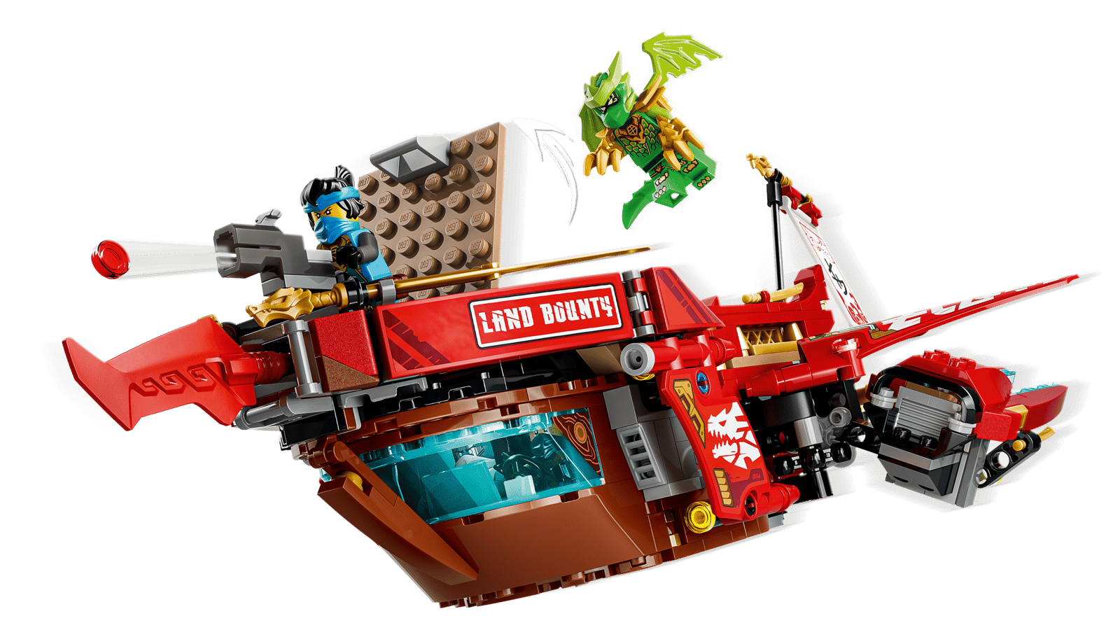 71869 Lego Ninjago Bounty di Terra