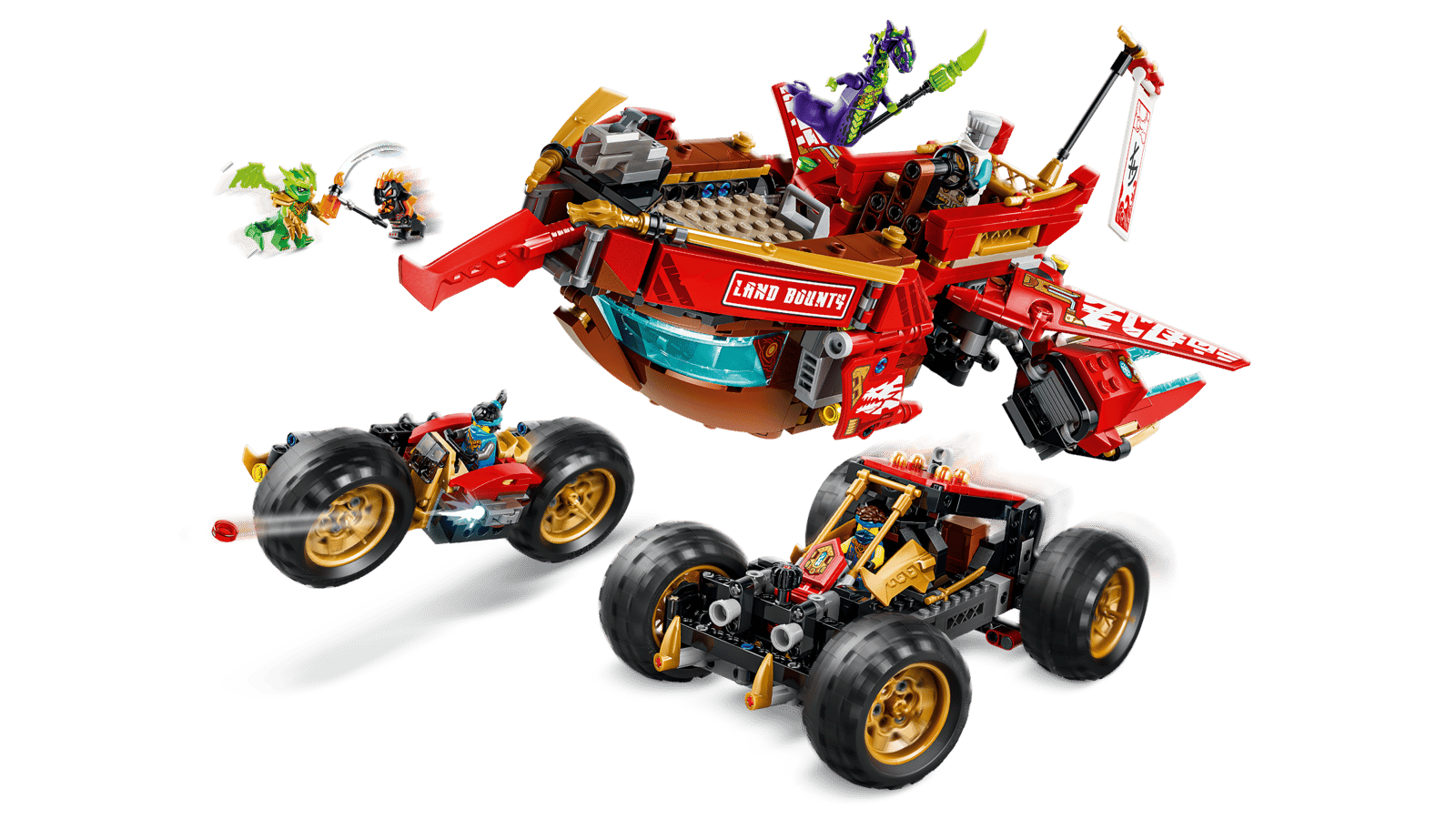 71869 Lego Ninjago Bounty di Terra