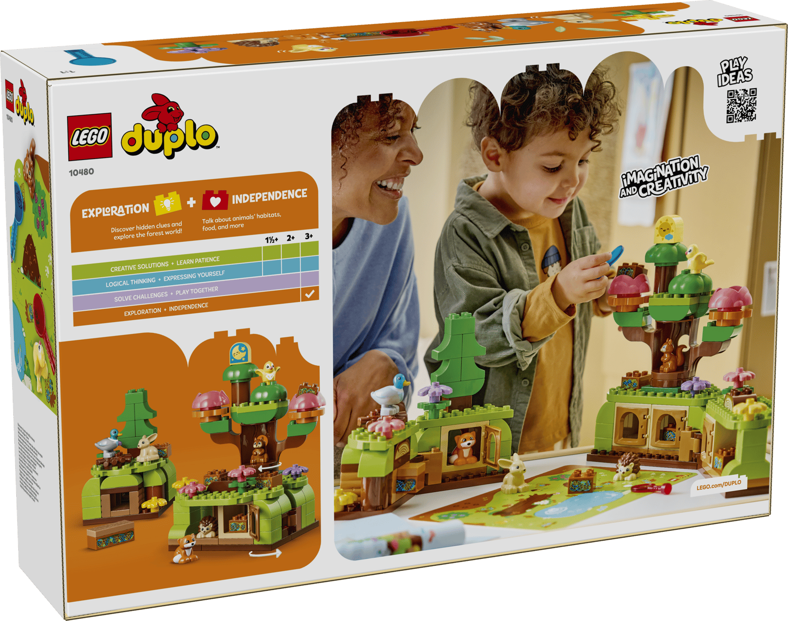 10480 Lego Duplo Foresta esplorativa con animali selvatici