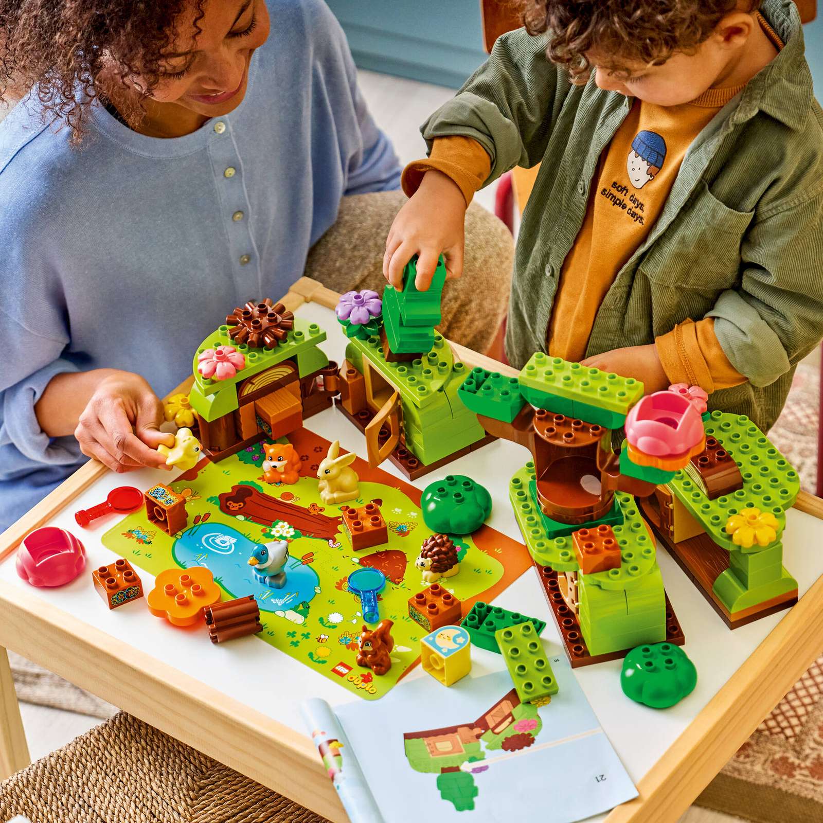 10480 Lego Duplo Foresta esplorativa con animali selvatici