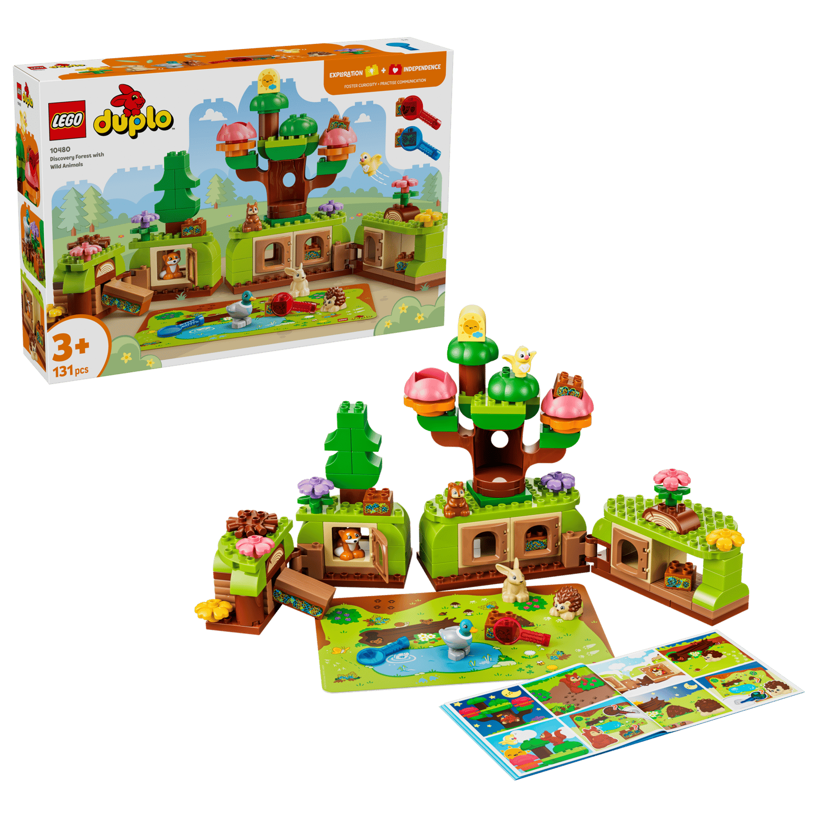 10480 Lego Duplo Foresta esplorativa con animali selvatici