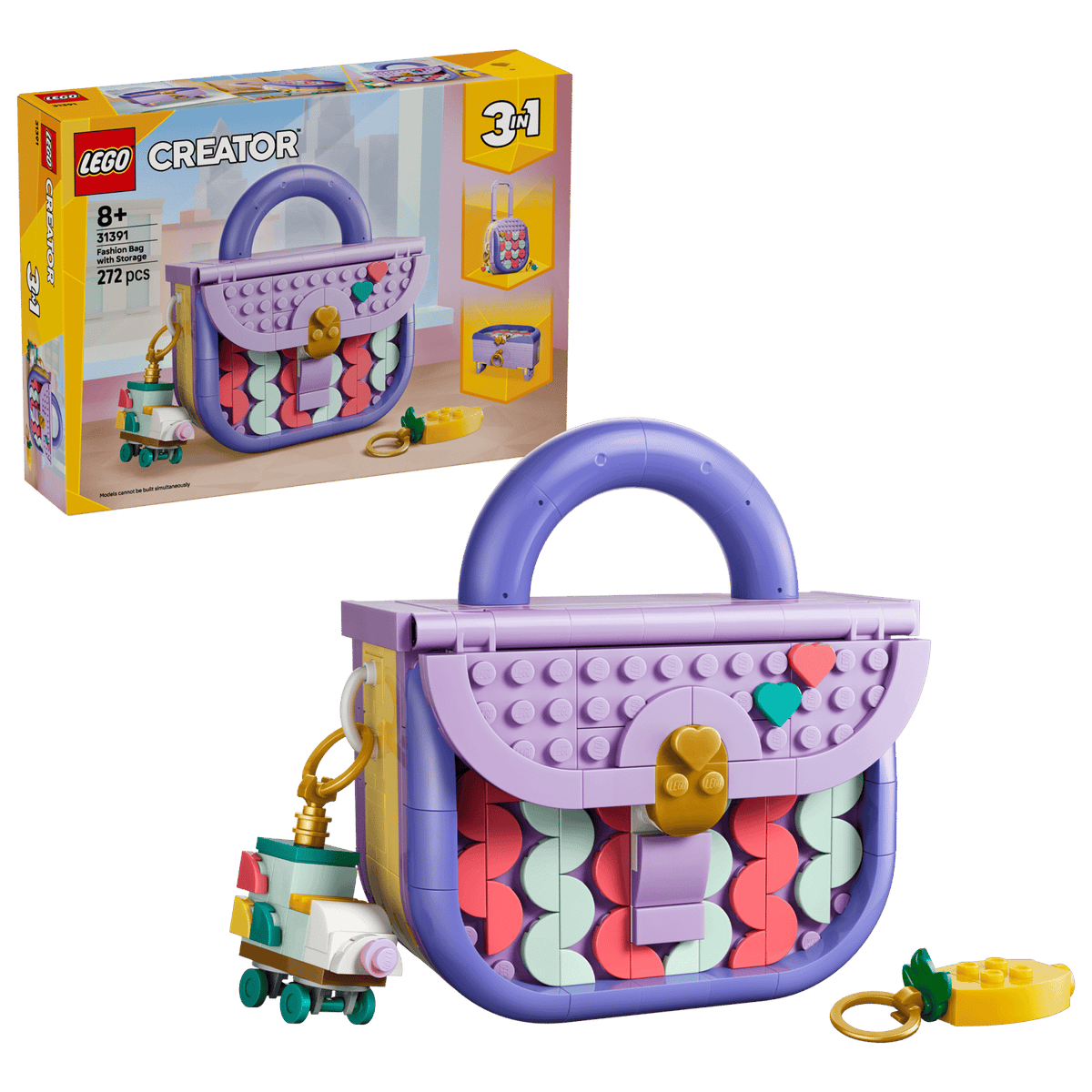 31391 Lego Creator Borsetta Art Fashion con cassettino
