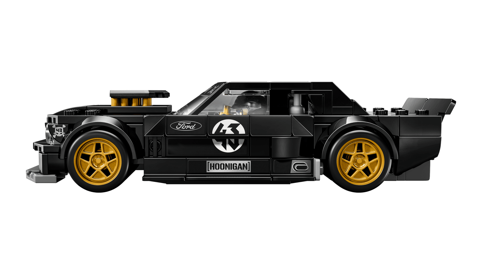 77262 Lego Speed Champions Ford Mustang ’65 Hoonicorn V1 di Ken Block
