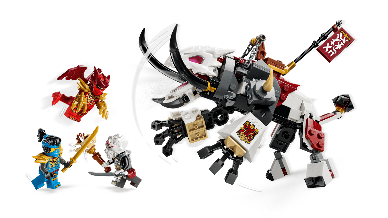 71863 Lego Ninjago Zilvar e Grimtak la Bestia Drago