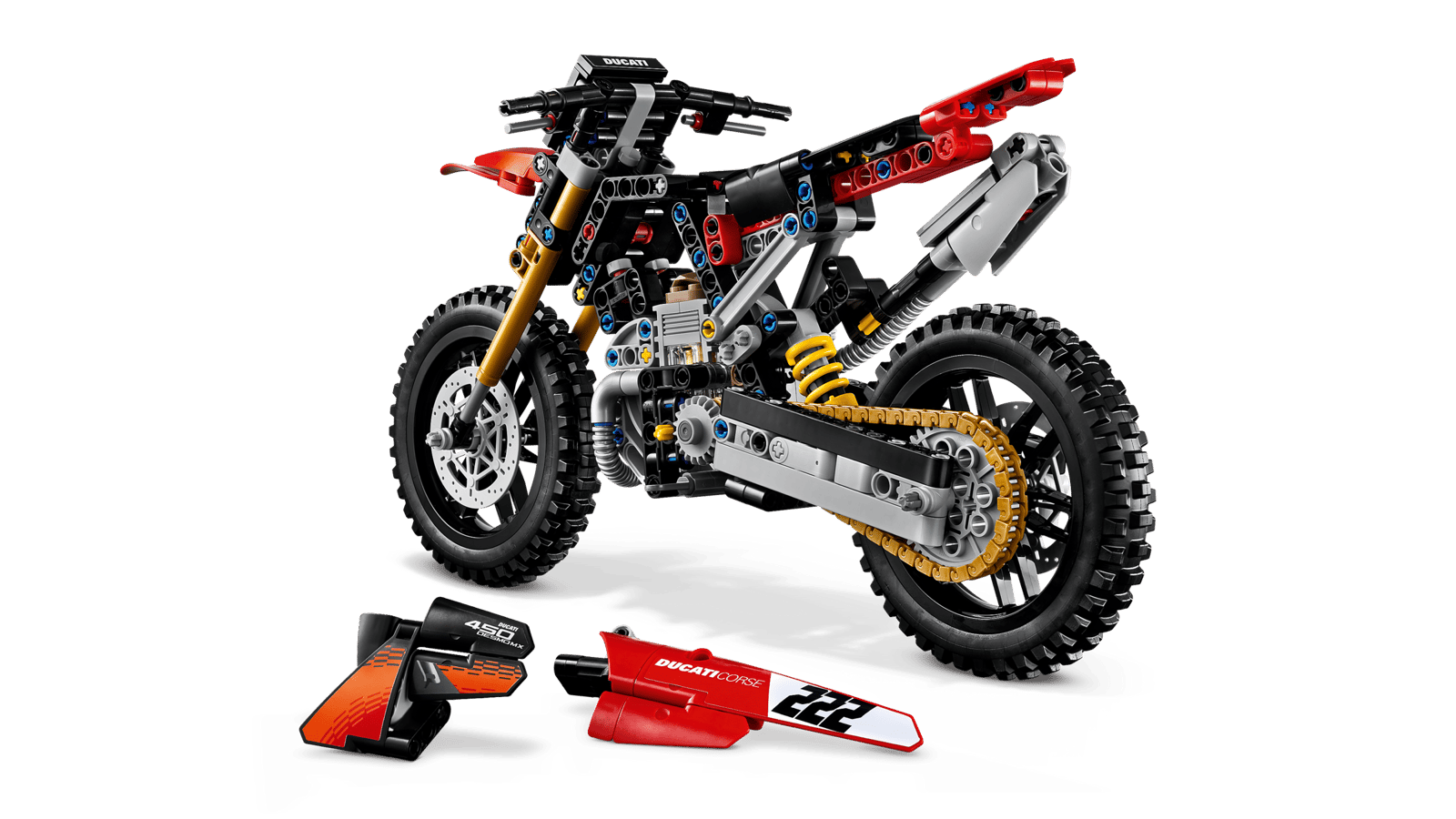 42238 Lego Technic Moto Ducati Desmo450 MX Factory