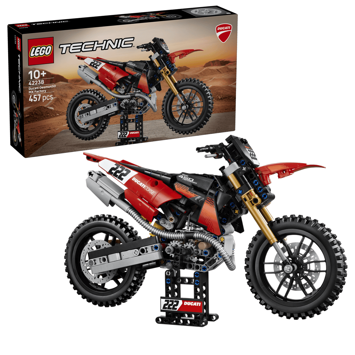 42238 Lego Technic Moto Ducati Desmo450 MX Factory