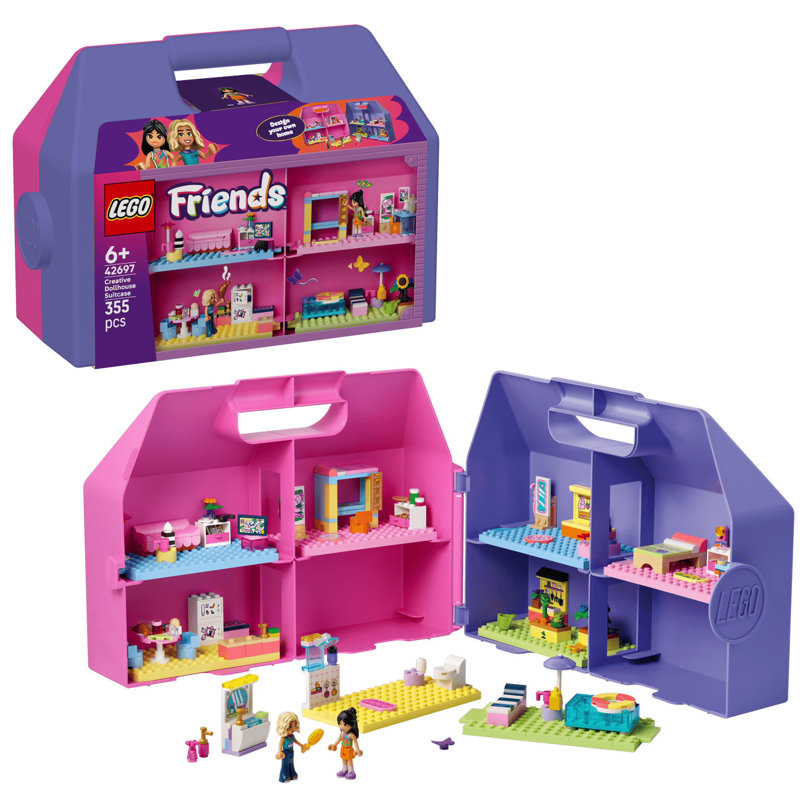 42697 Lego Friends Valigetta creativa Casa delle bambole