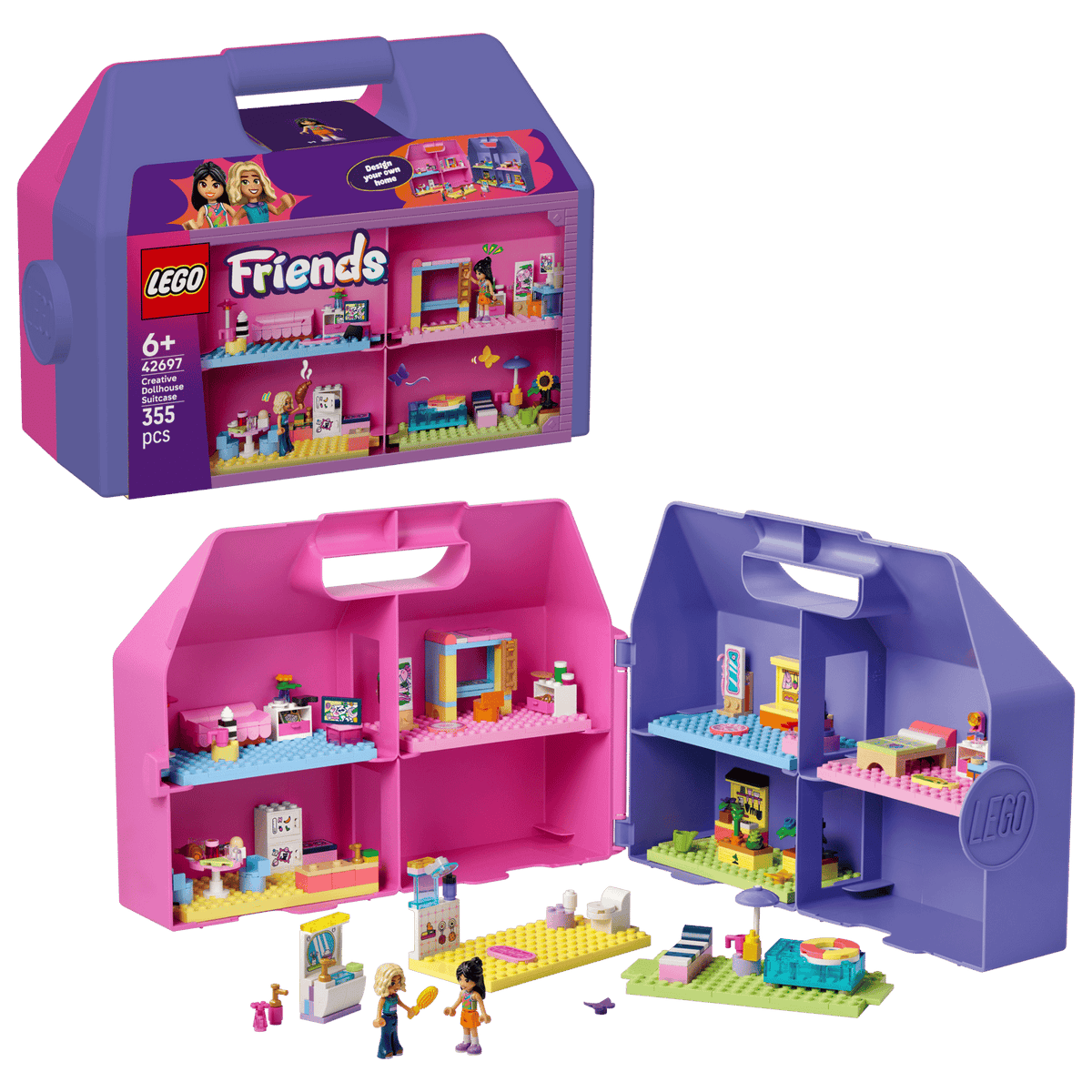 42697 Lego Friends Valigetta creativa Casa delle bambole