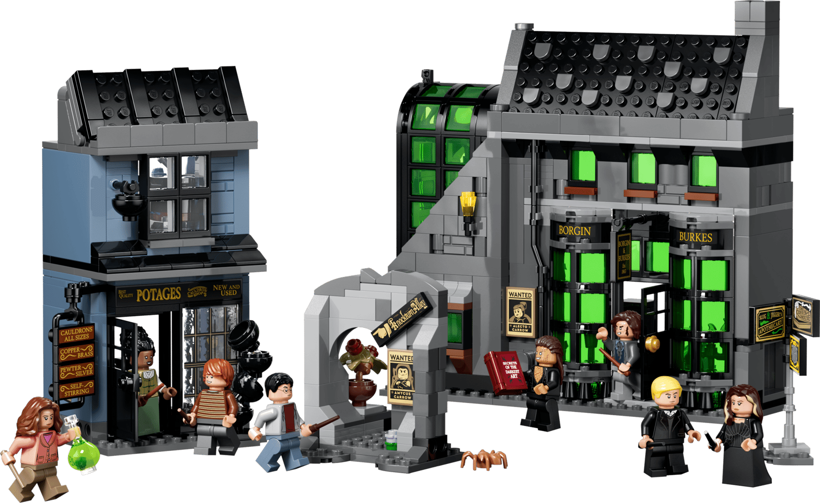 76471 Lego Harry Potter Negozi di magia di Notturn Alley
