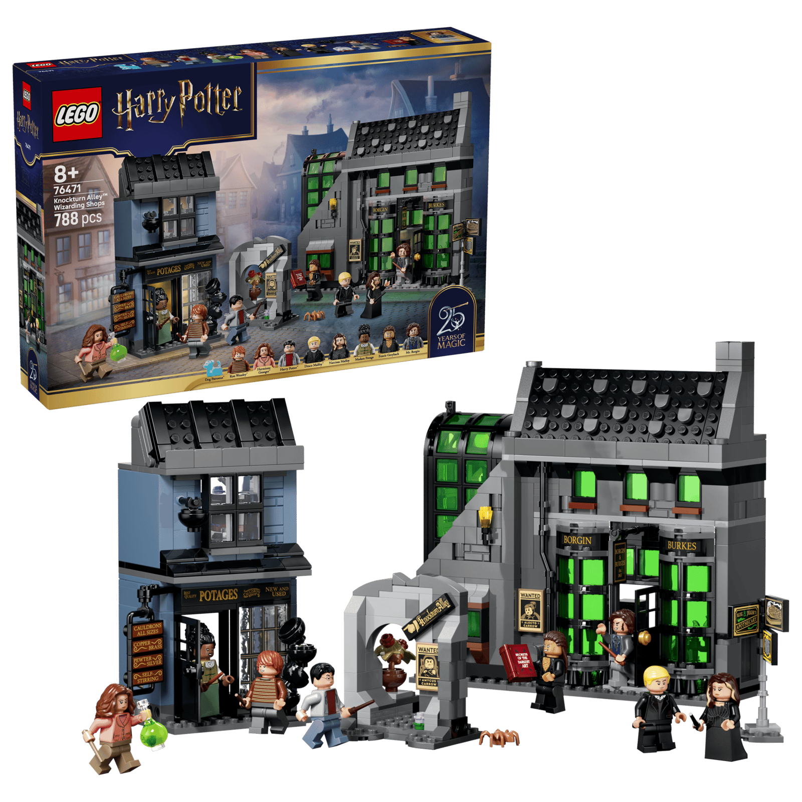 76471 Lego Harry Potter Negozi di magia di Notturn Alley