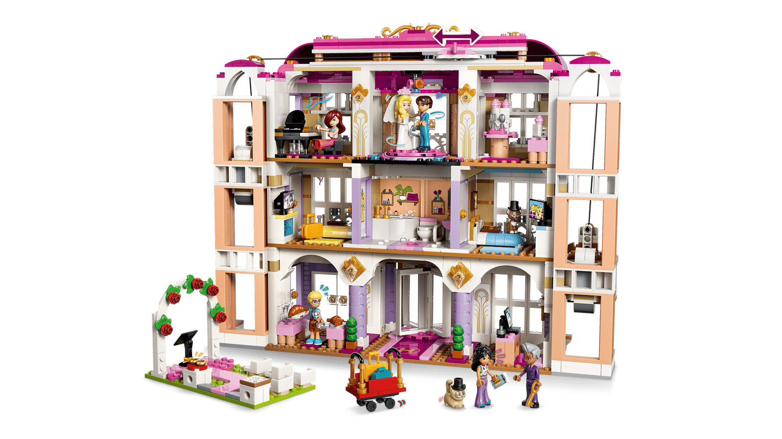 42704 Lego Friends Grand Hotel di Heartlake City