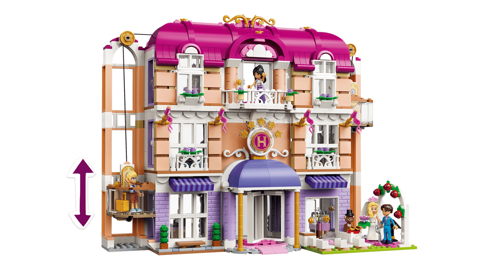 42704 Lego Friends Grand Hotel di Heartlake City