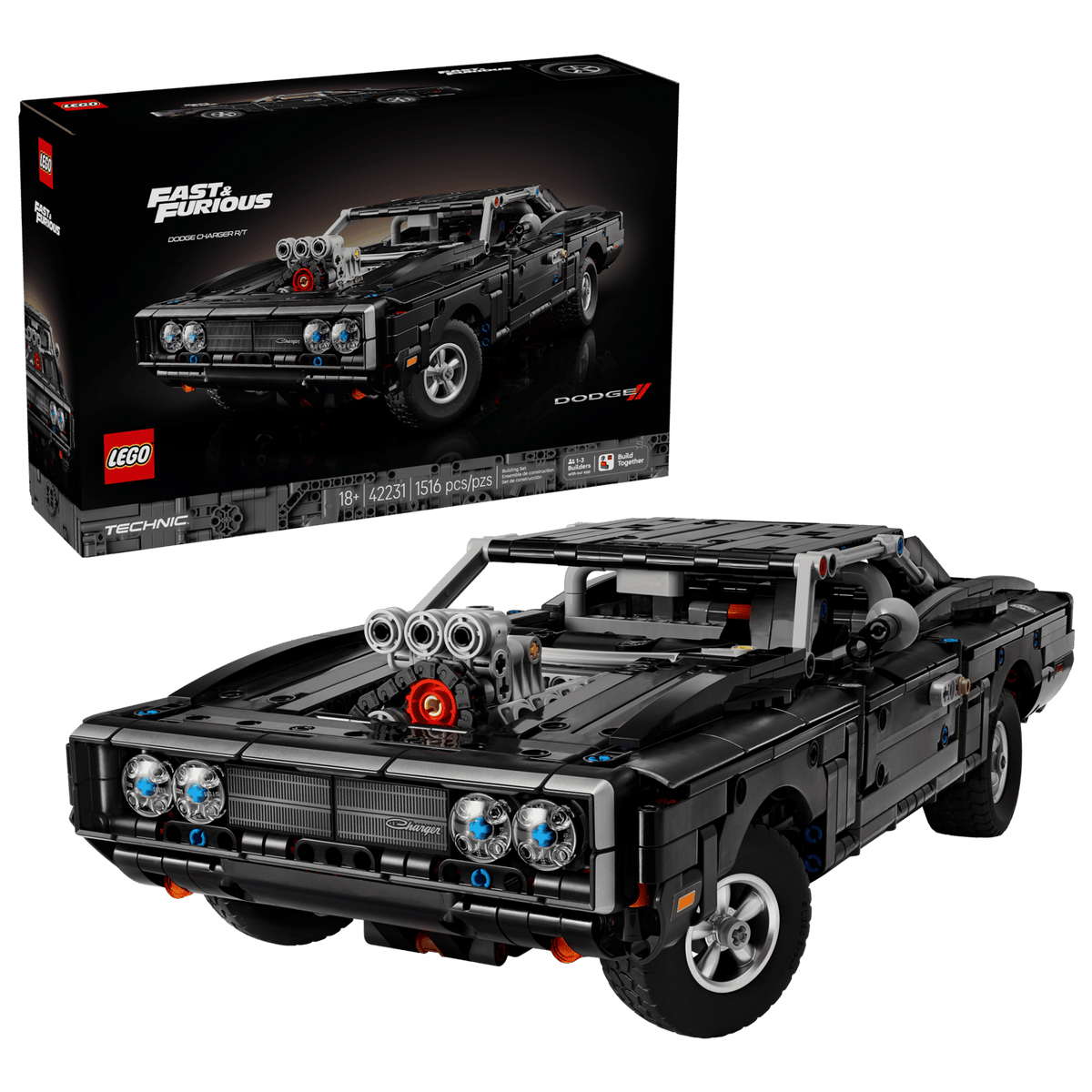 42231 Lego Technic Auto Dodge Charger R/T Fast and Furious