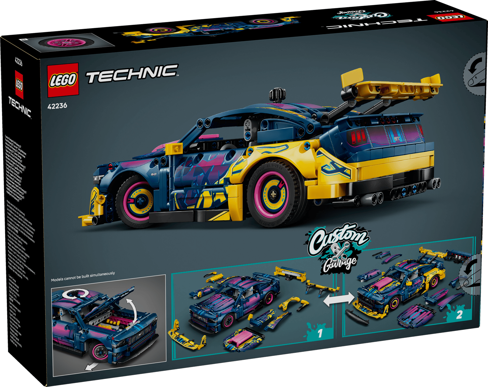 42236 Lego Technic Auto Ford Mustang GT Custom Garage