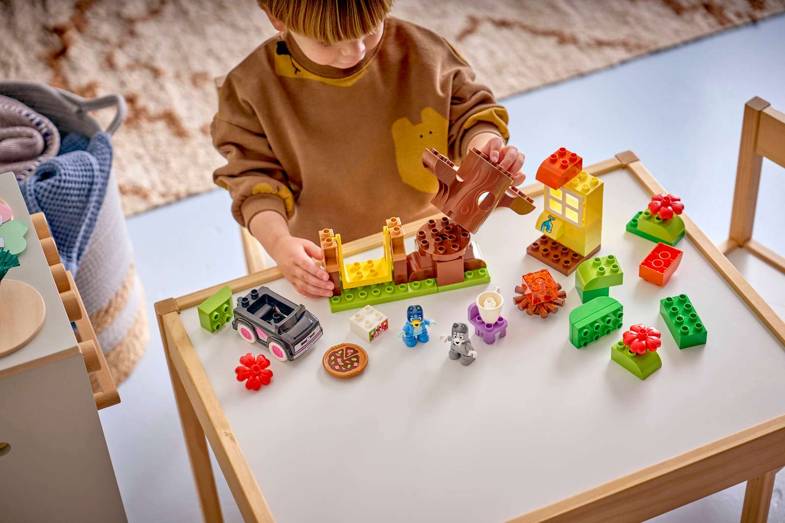 10469 Lego Duplo Pizzaiole con Muffin e Bluey