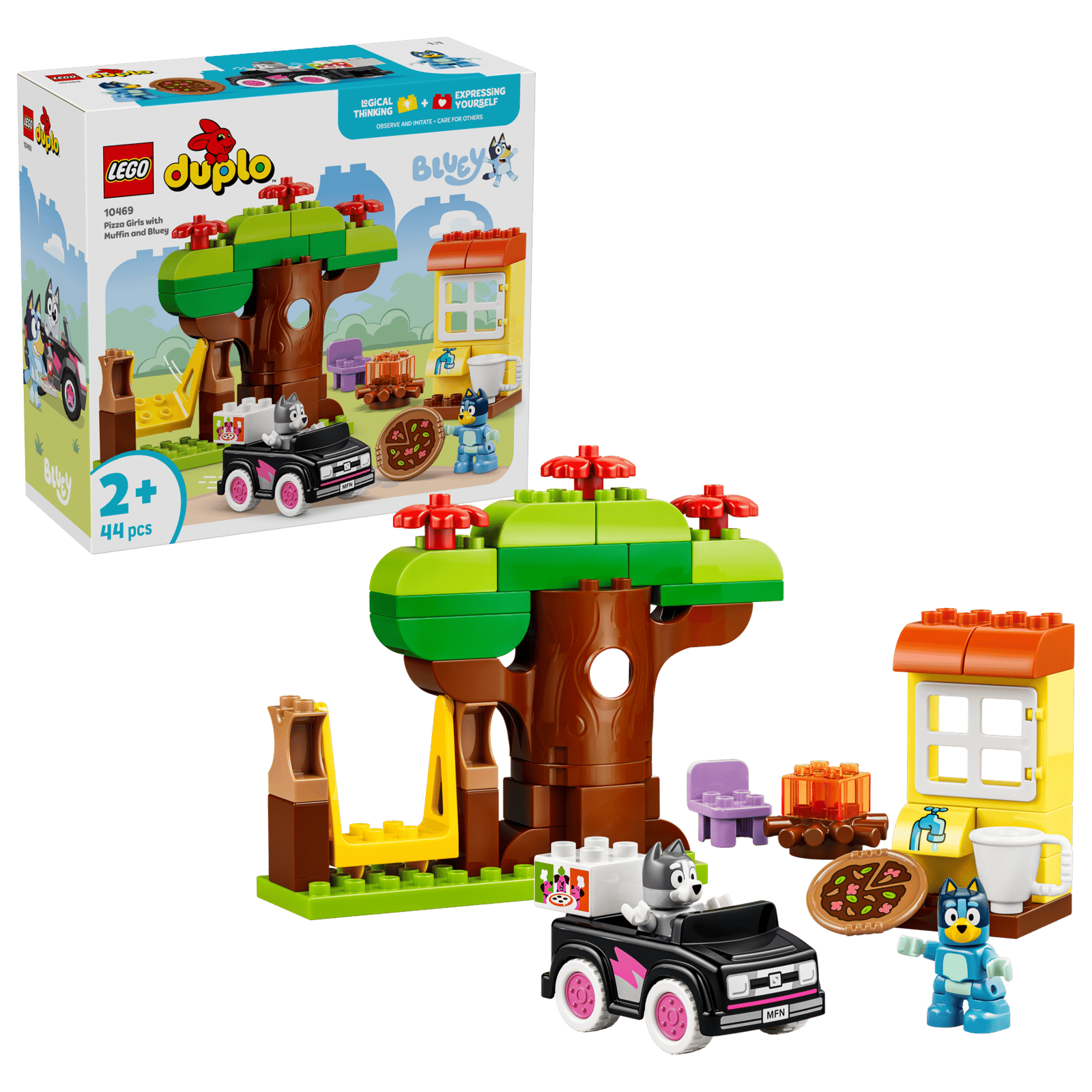 10469 Lego Duplo Pizzaiole con Muffin e Bluey