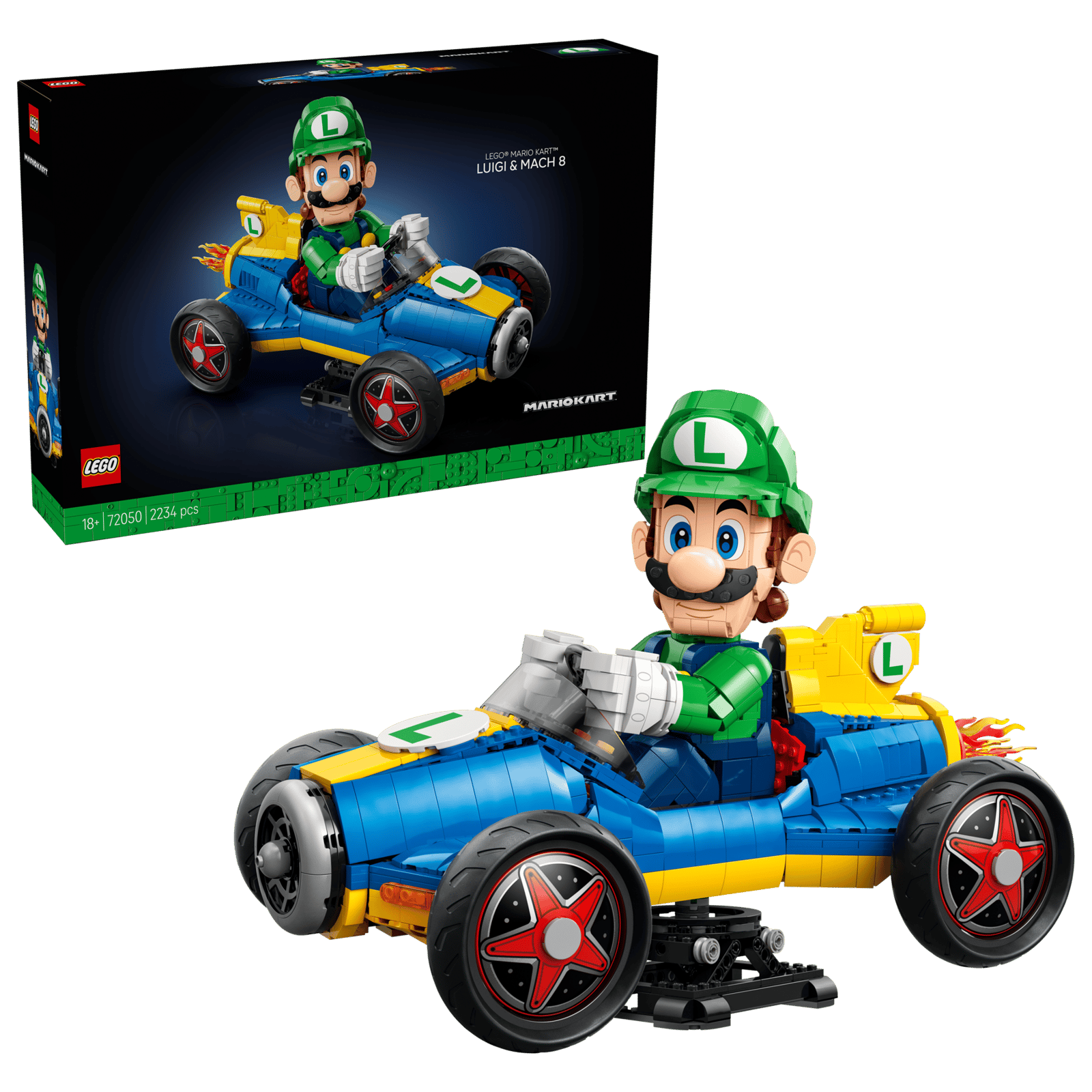 72050 Lego Super Mario Mario Kart™: Luigi e Mach 8