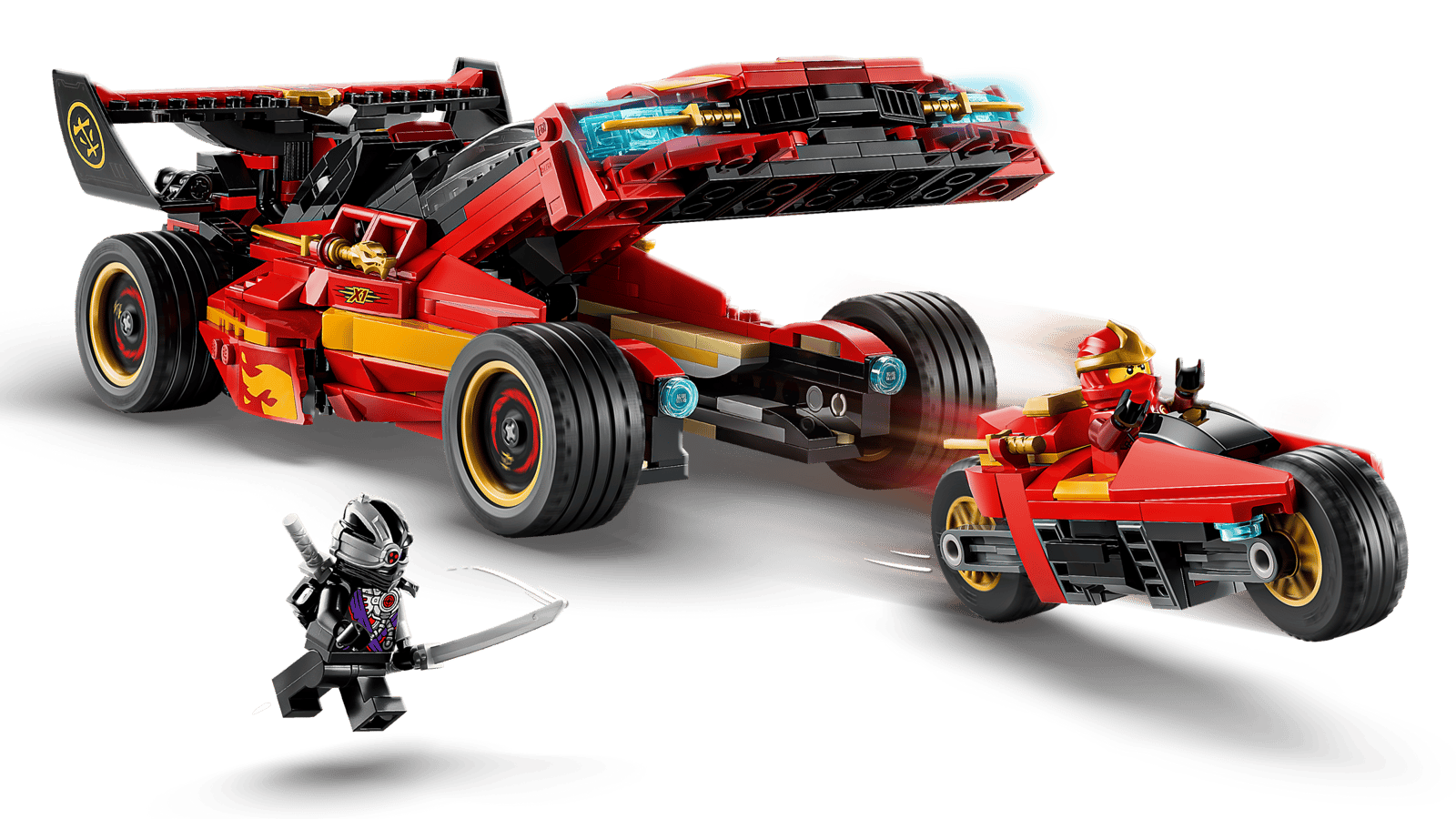 71867 Lego Ninjago Super-bolide Ninja X-1 - 15° Anniversario