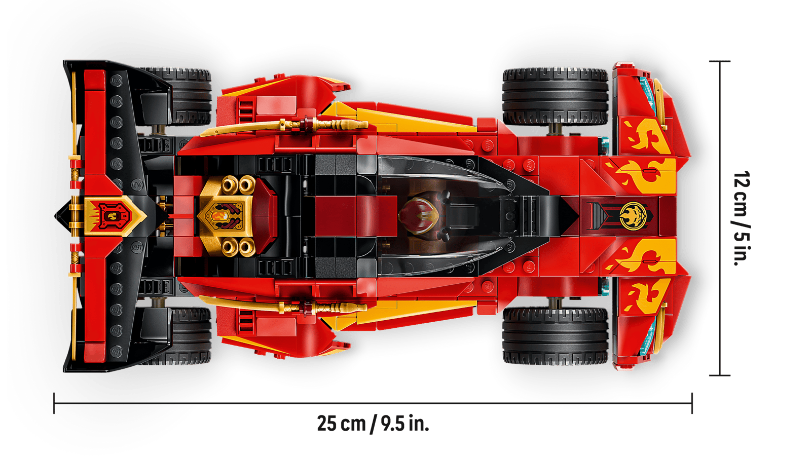 71867 Lego Ninjago Super-bolide Ninja X-1 - 15° Anniversario