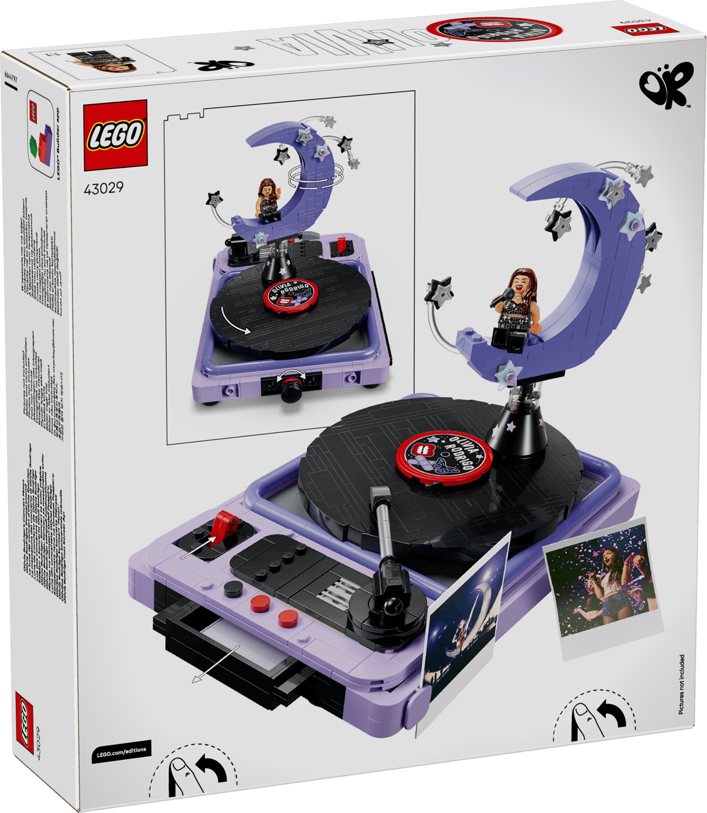 43029 Lego Editions Music La mezzaluna del concerto di Olivia Rodrigo