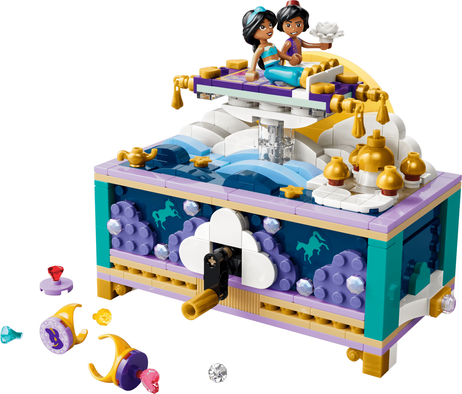 43295 Lego Box Gioielli di Jasmine Scrigno Disney Princess Aladdin