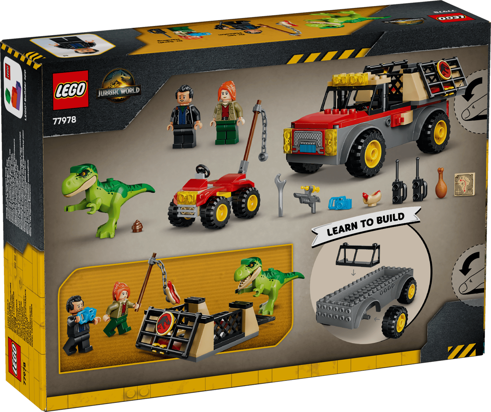 77978 Lego Jurassic World Camion da trasporto per il giovane T. rex