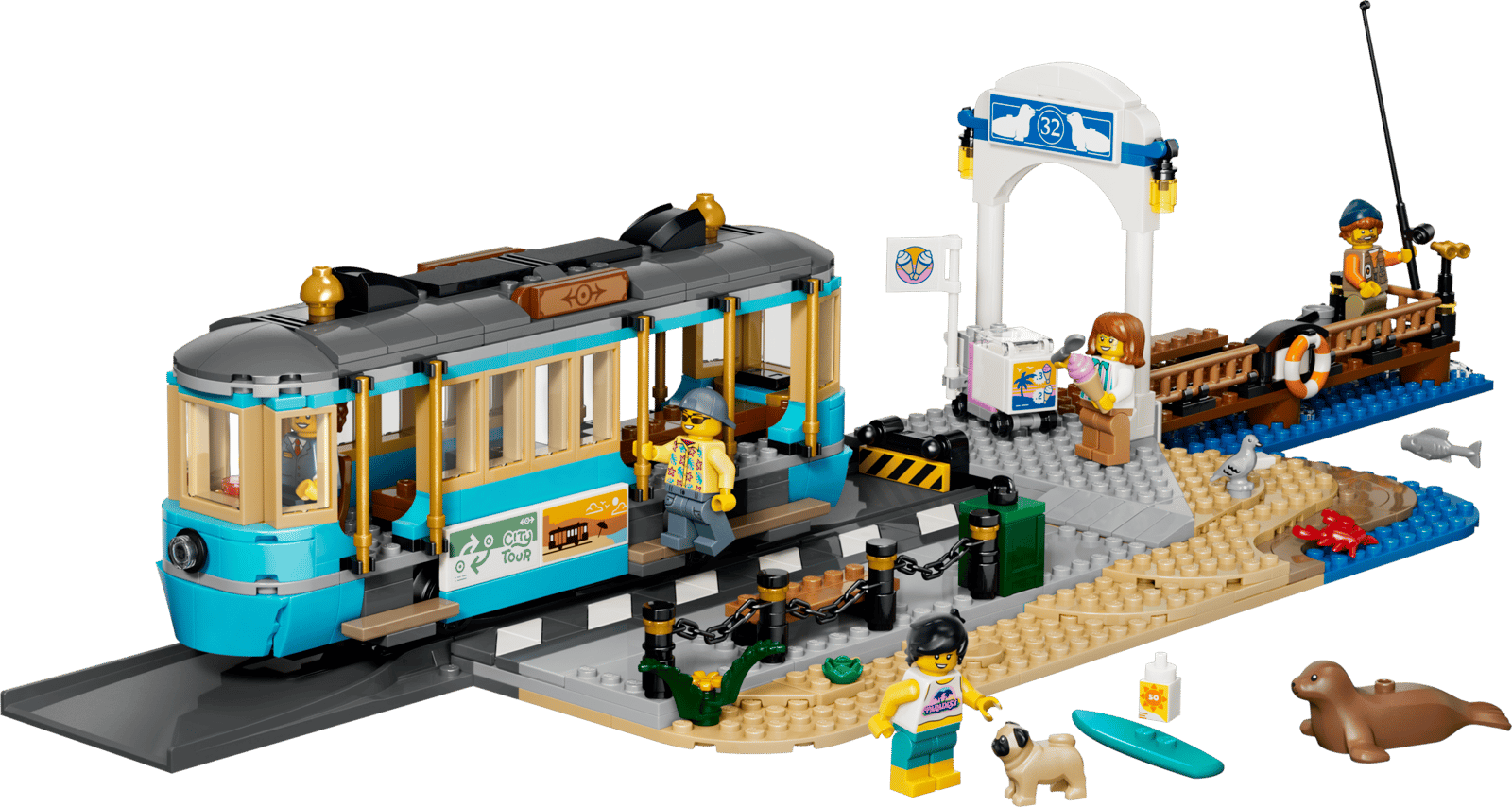 60506 Lego City Tram classico della spiaggia