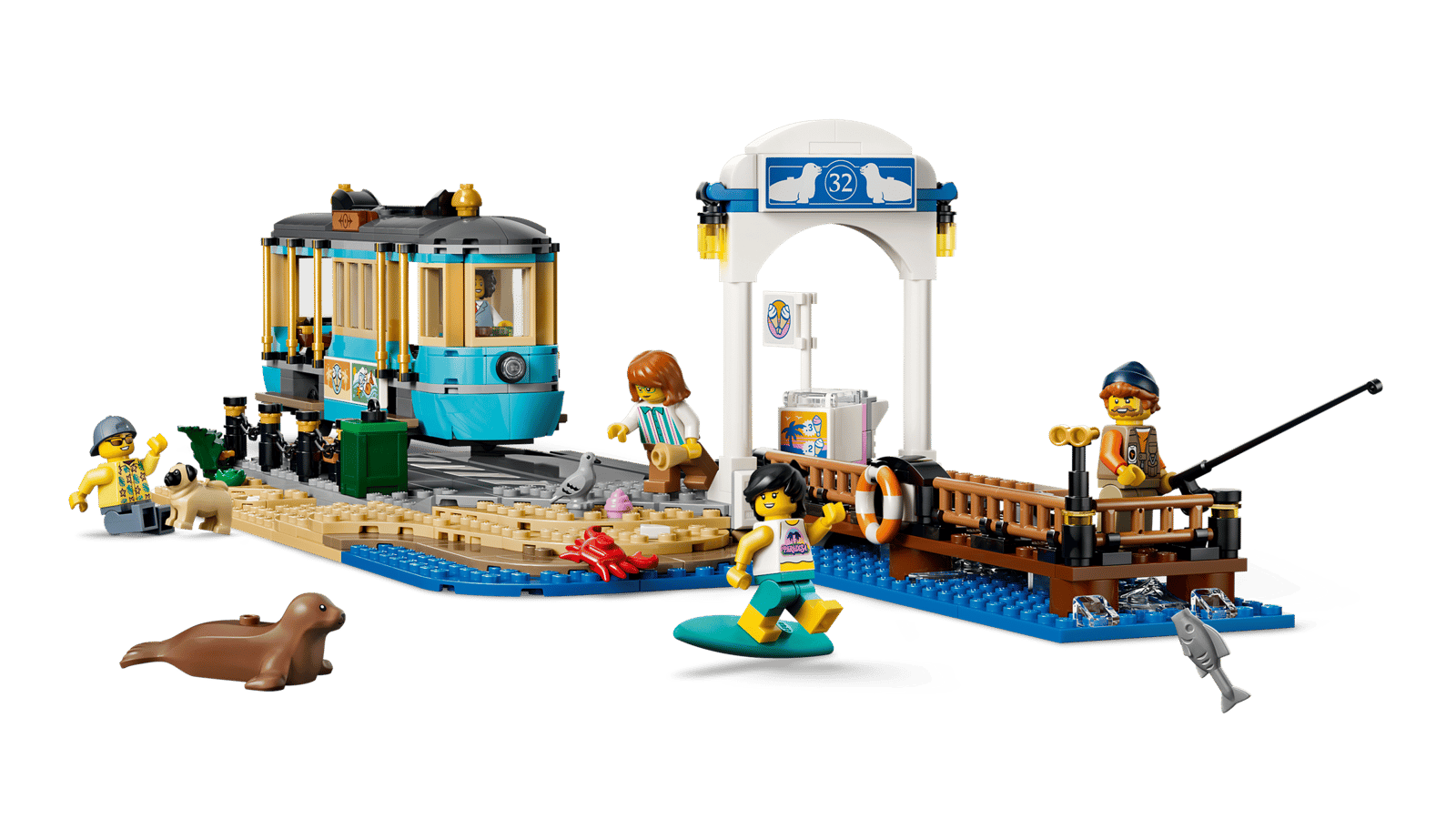60506 Lego City Tram classico della spiaggia