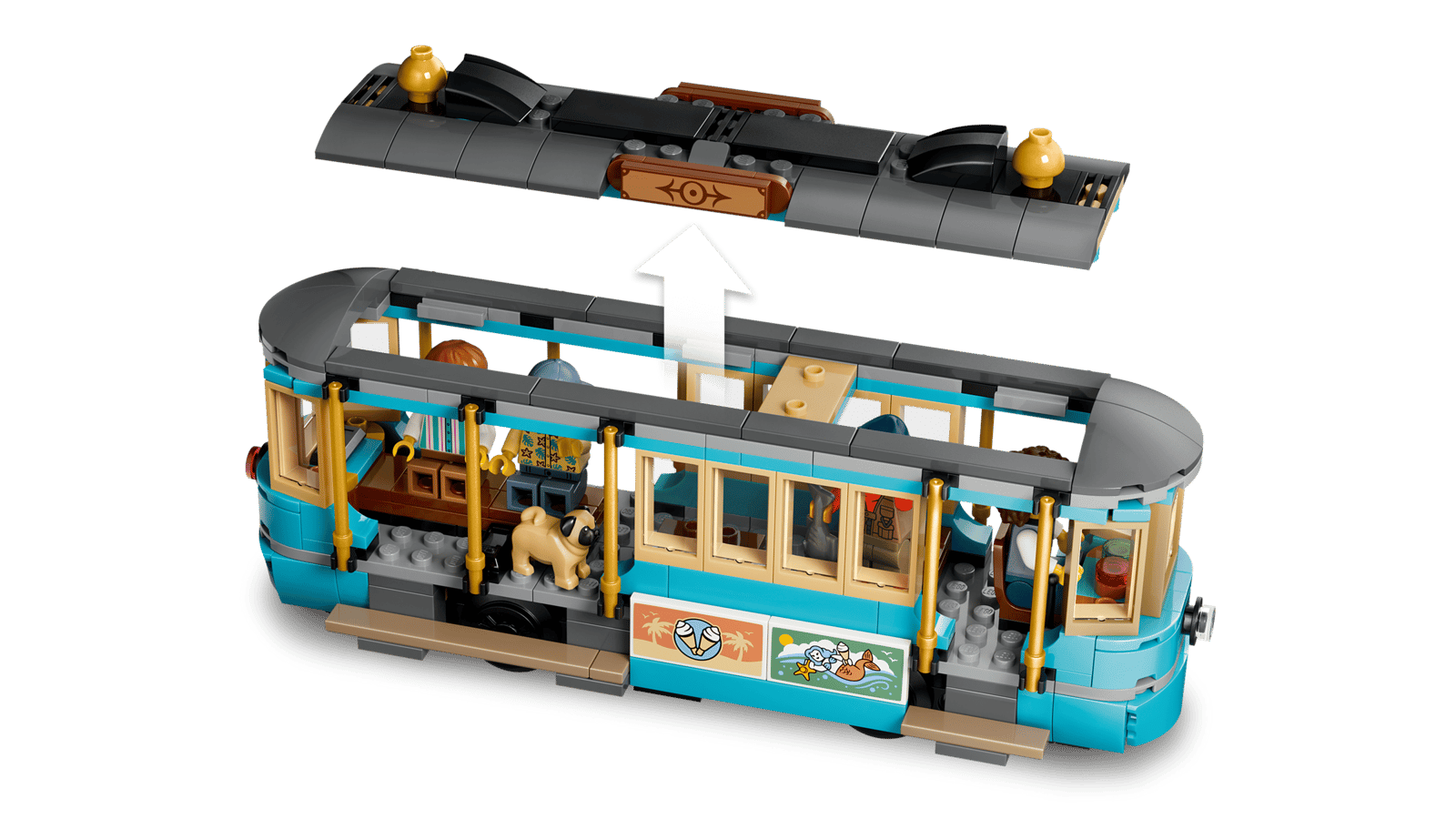 60506 Lego City Tram classico della spiaggia