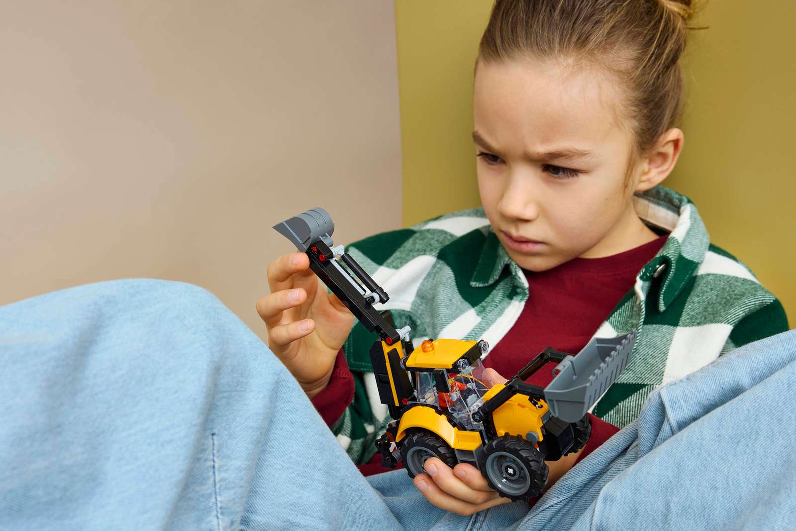60480 Lego City Scavatrice da cantiere gialla