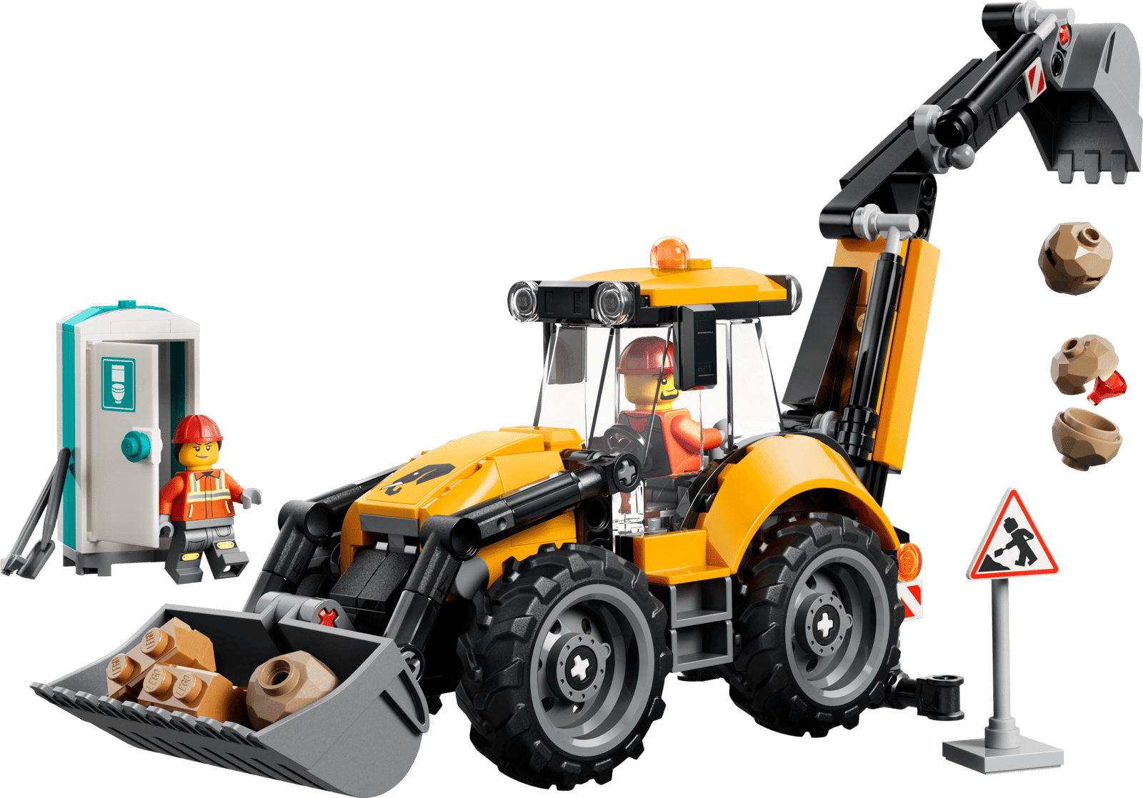 60480 Lego City Scavatrice da cantiere gialla