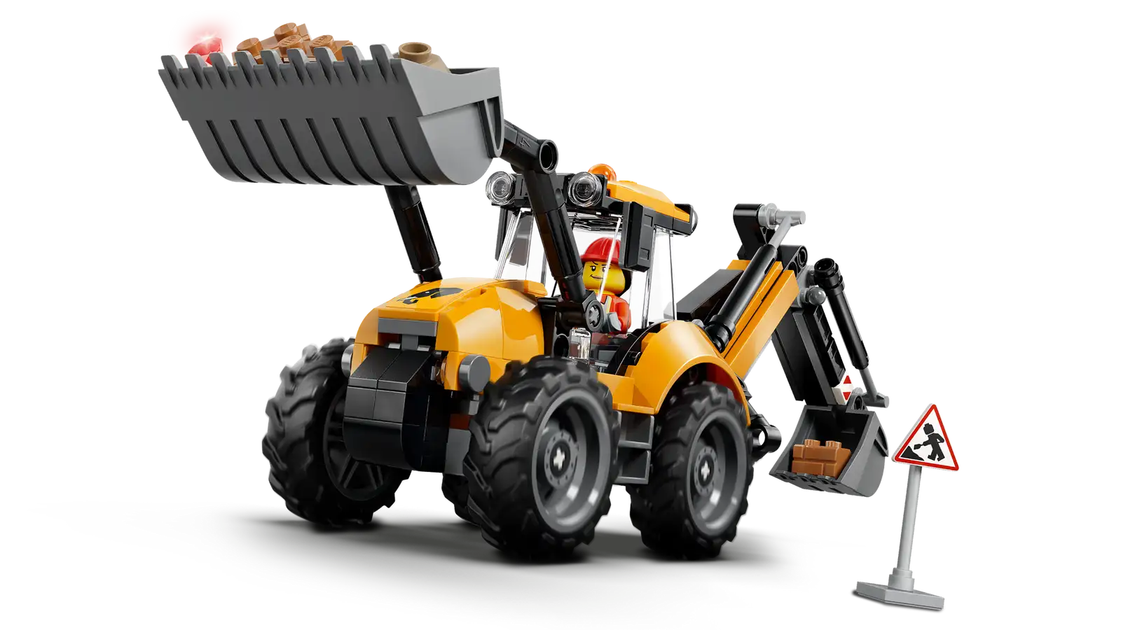 60480 Lego City Scavatrice da cantiere gialla