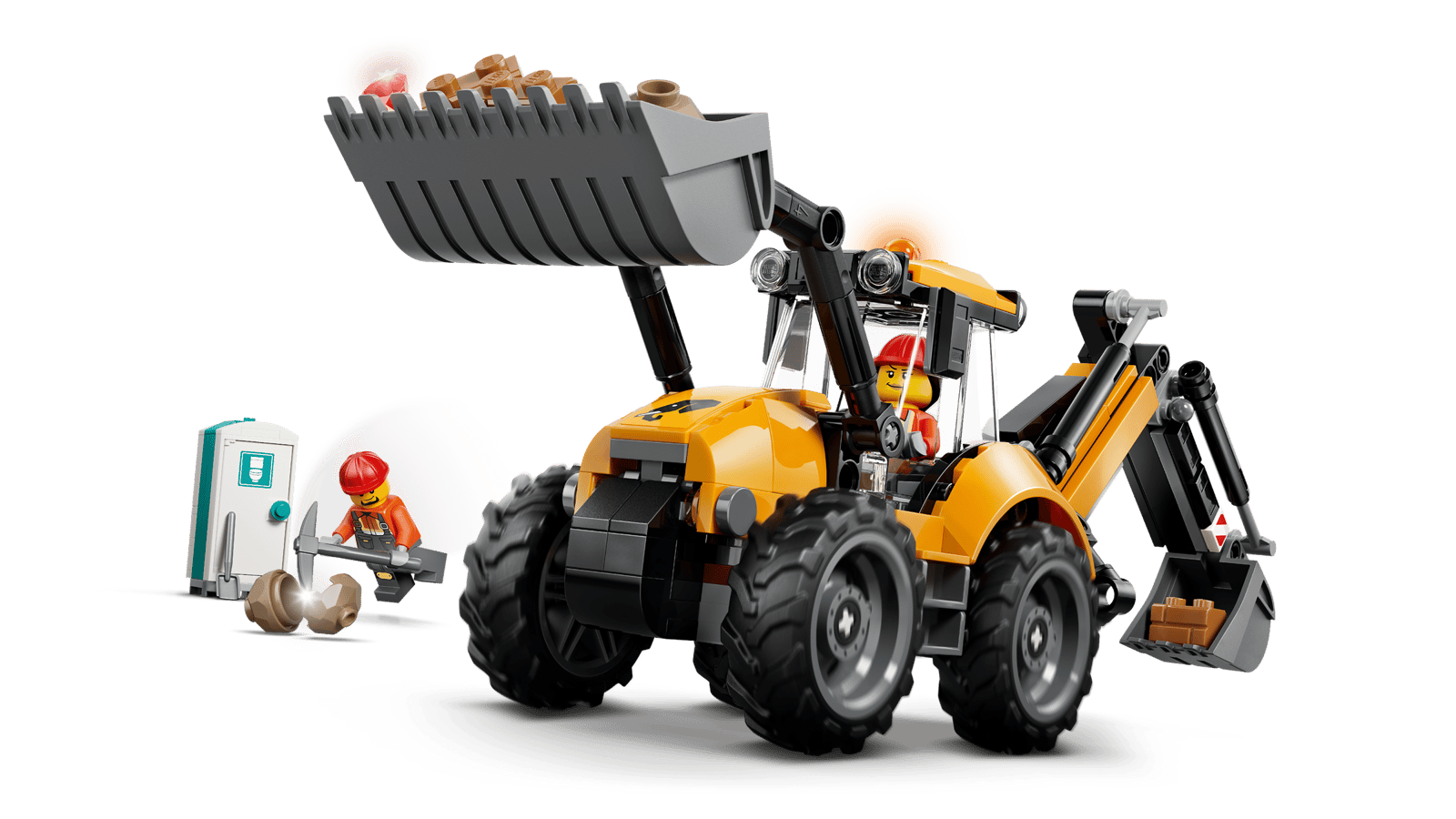 60480 Lego City Scavatrice da cantiere gialla