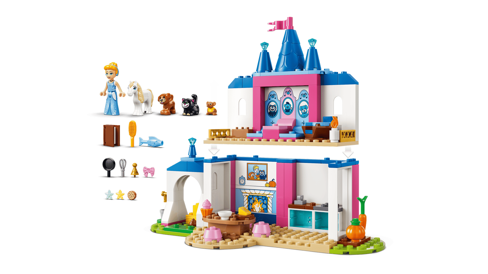 43283 Lego Disney Castello degli amici animali di Cenerentola