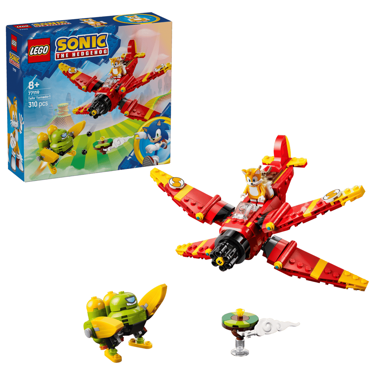 77119 Lego Sonic the Hedgehog Tornado-1 di Tails