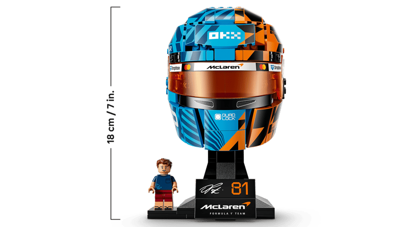43017 Lego  Editions  Casco F1 Piastri Scuderia McLaren