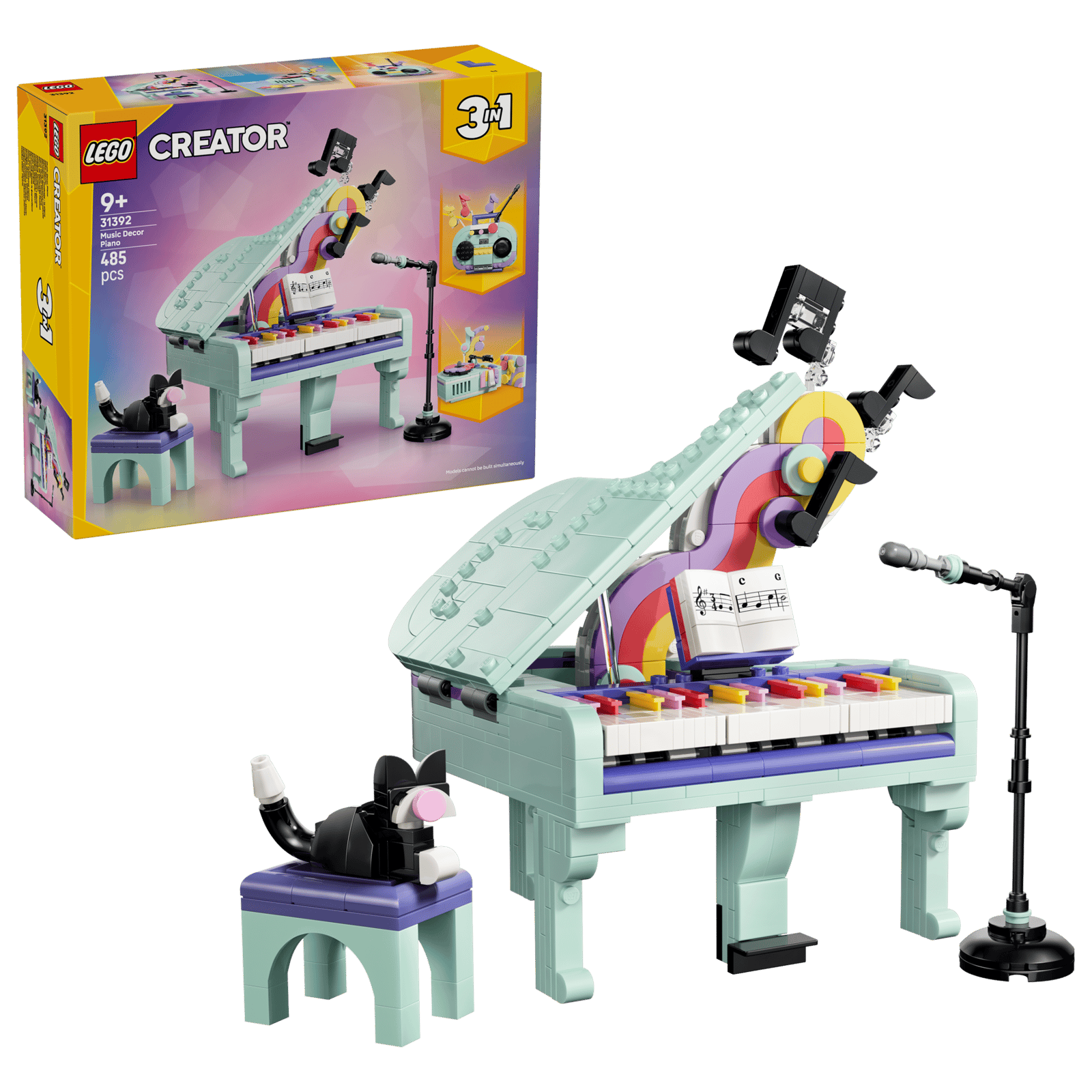 31392 Lego Creator Pianoforte decorativo con gatto