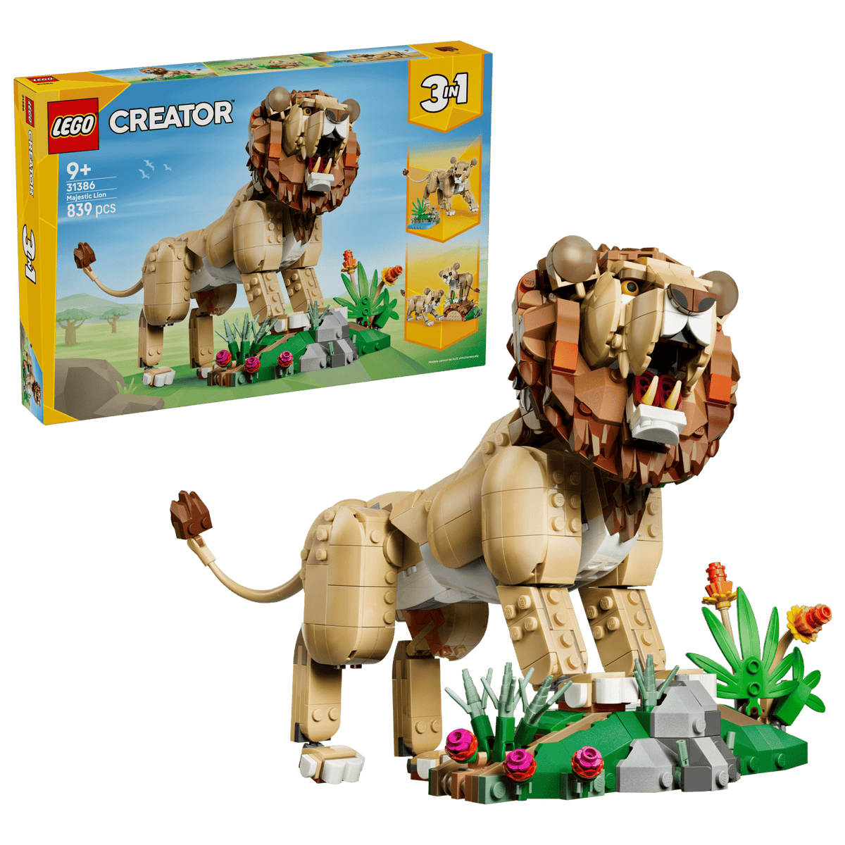 31386 Lego Creator Animali selvatici: Leone Maestoso