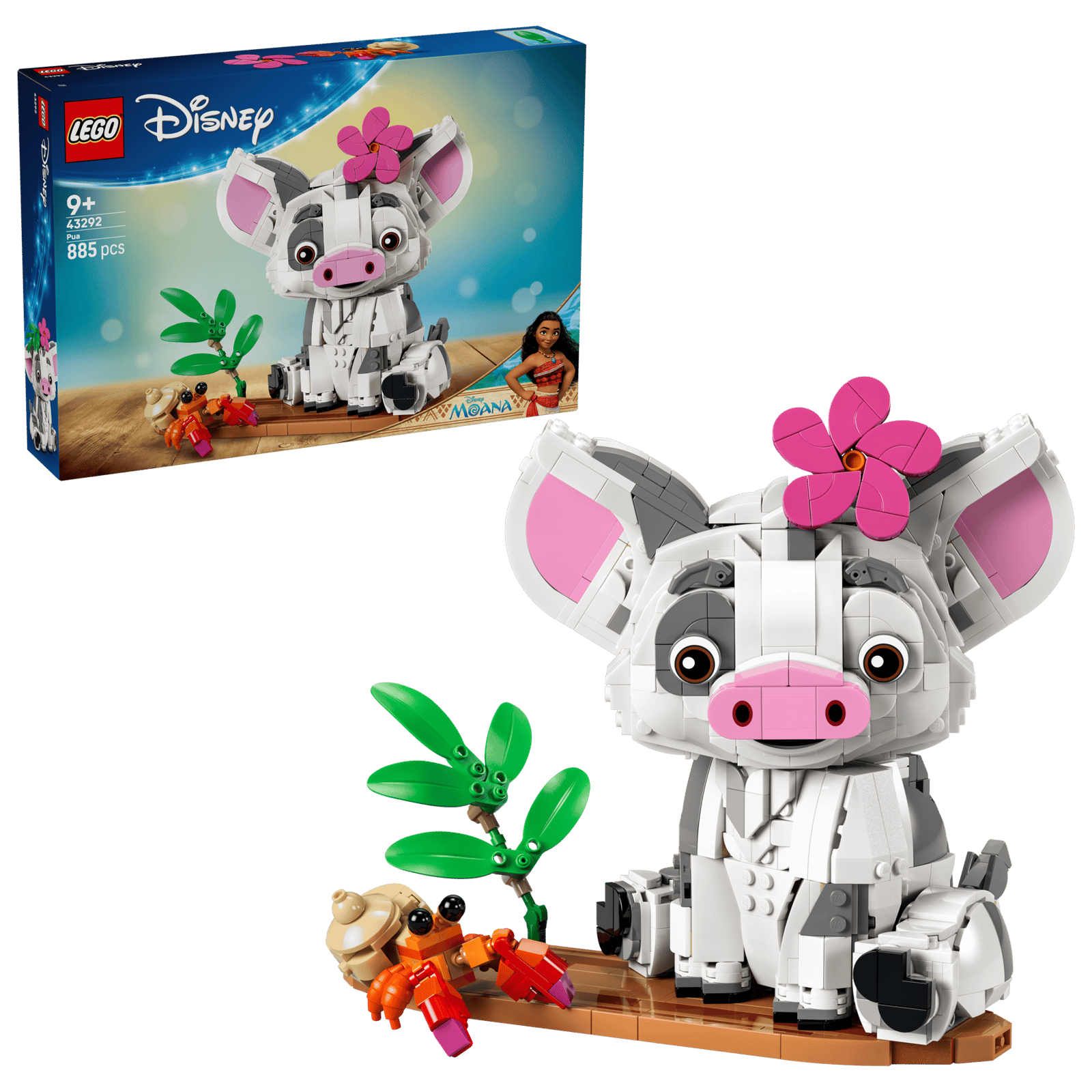 43292 LEGO Disney 43292 Pua  Personaggio Disney Vaiana da Costruire
