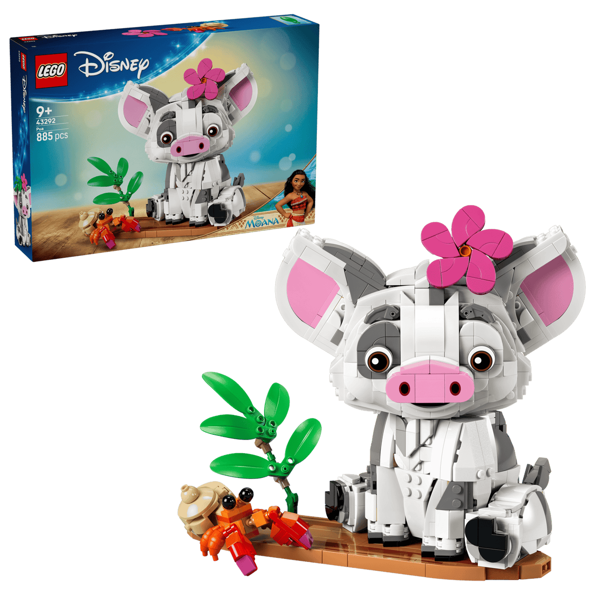 43292 LEGO Disney 43292 Pua  Personaggio Disney Vaiana da Costruire