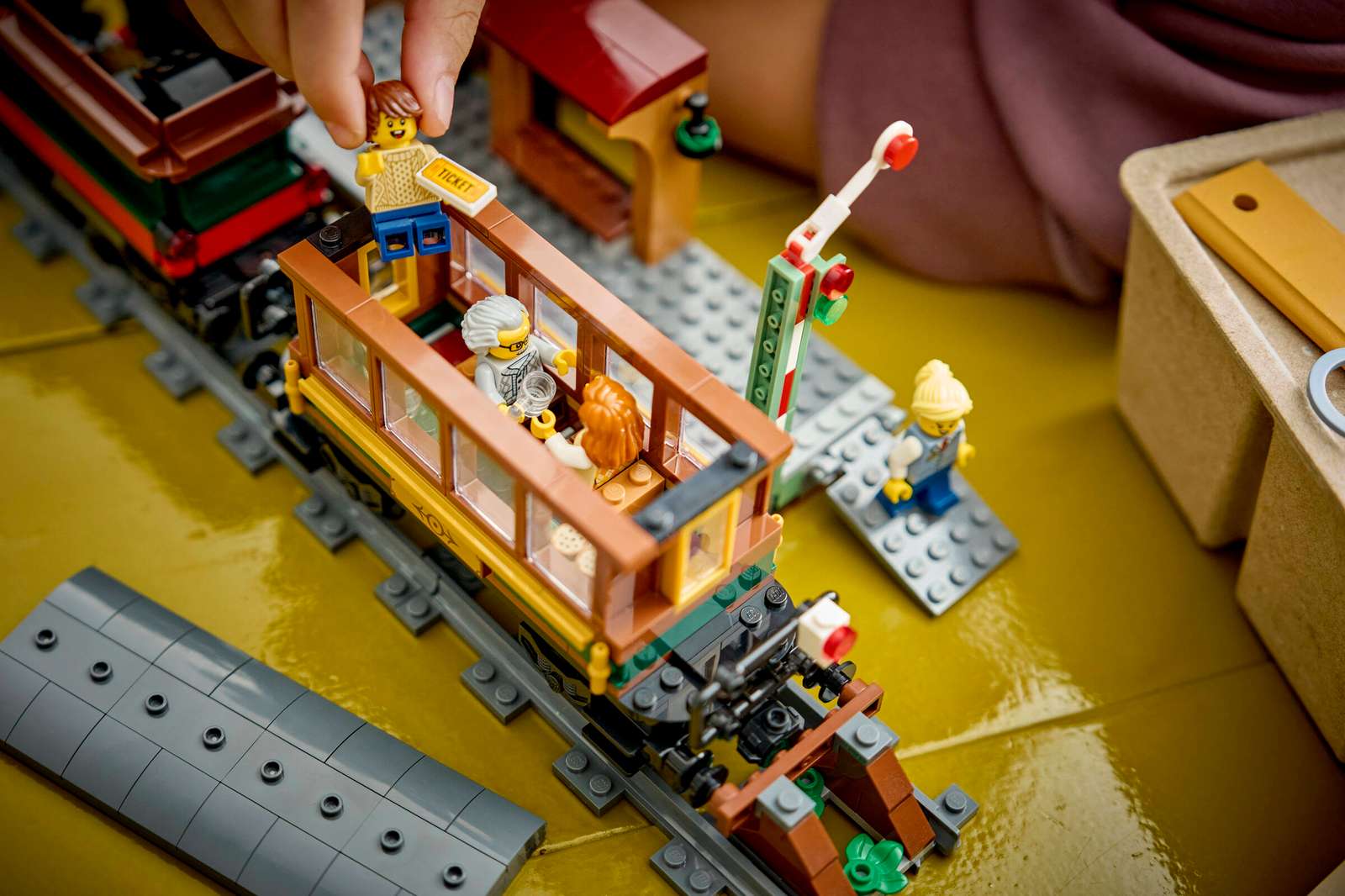 60511 Lego City Treno a vapore vintage