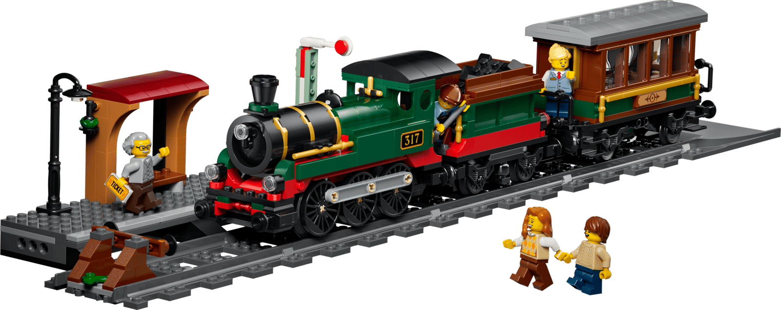 60511 Lego City Treno a vapore vintage