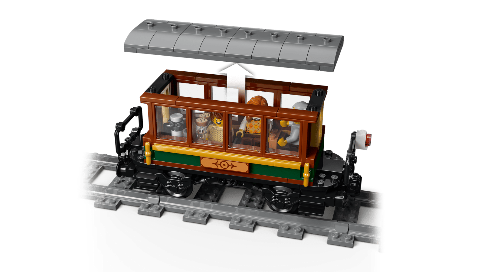 60511 Lego City Treno a vapore vintage