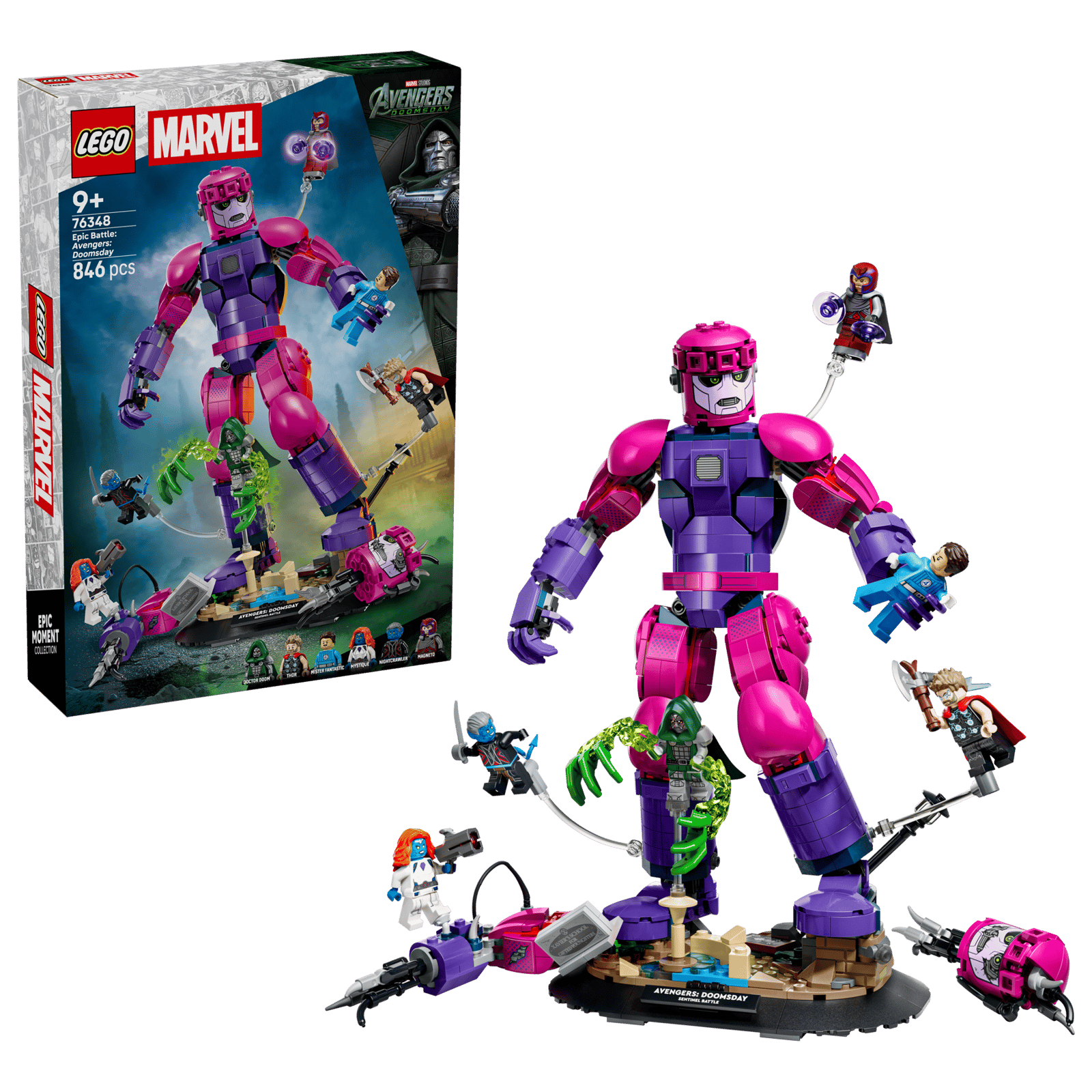76348 Lego Marvel  Battaglia epica: Avengers: Doomsday