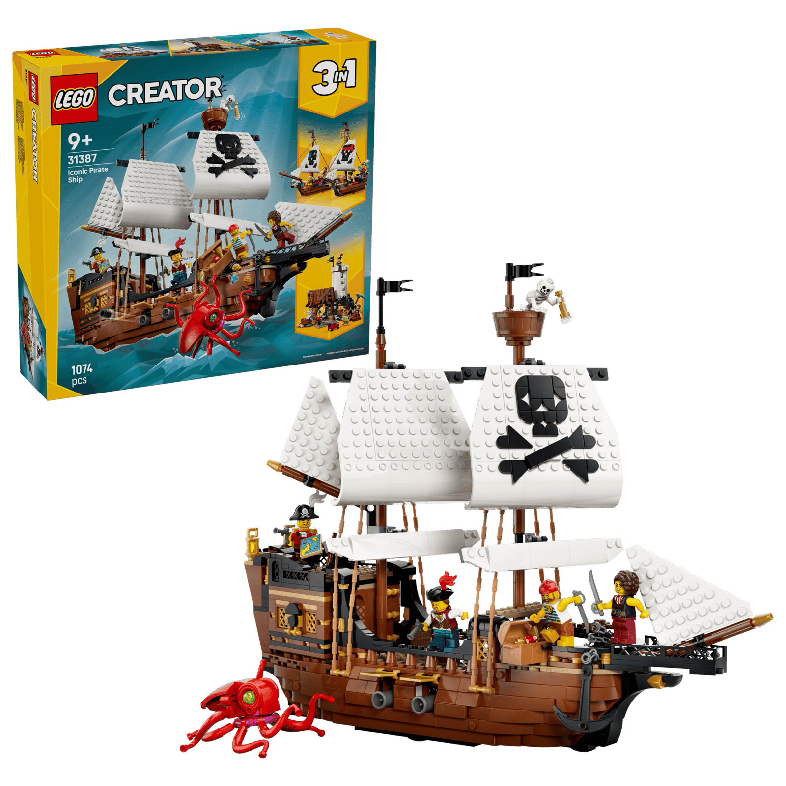 31387 Lego Creator Iconica nave da pirata