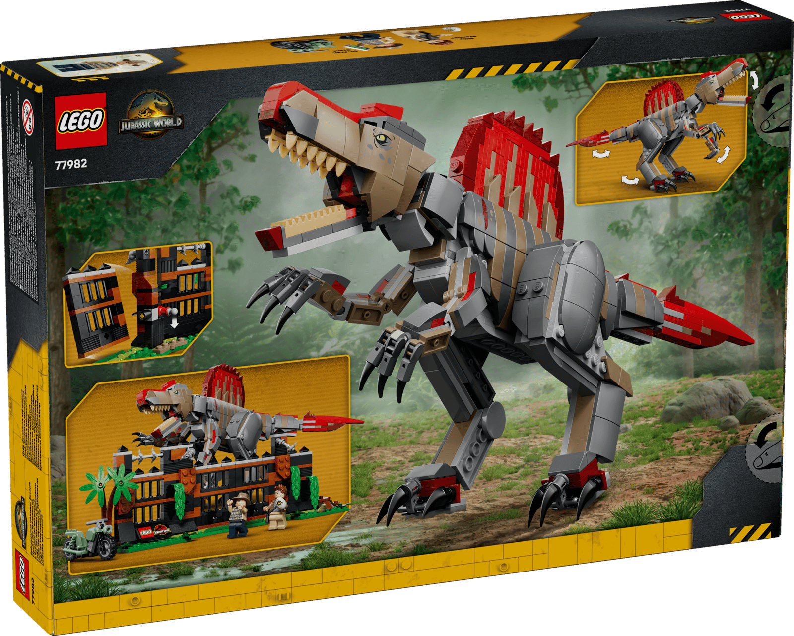 77982 Lego Jurassic World Fuga dal dinosauro Spinosauro