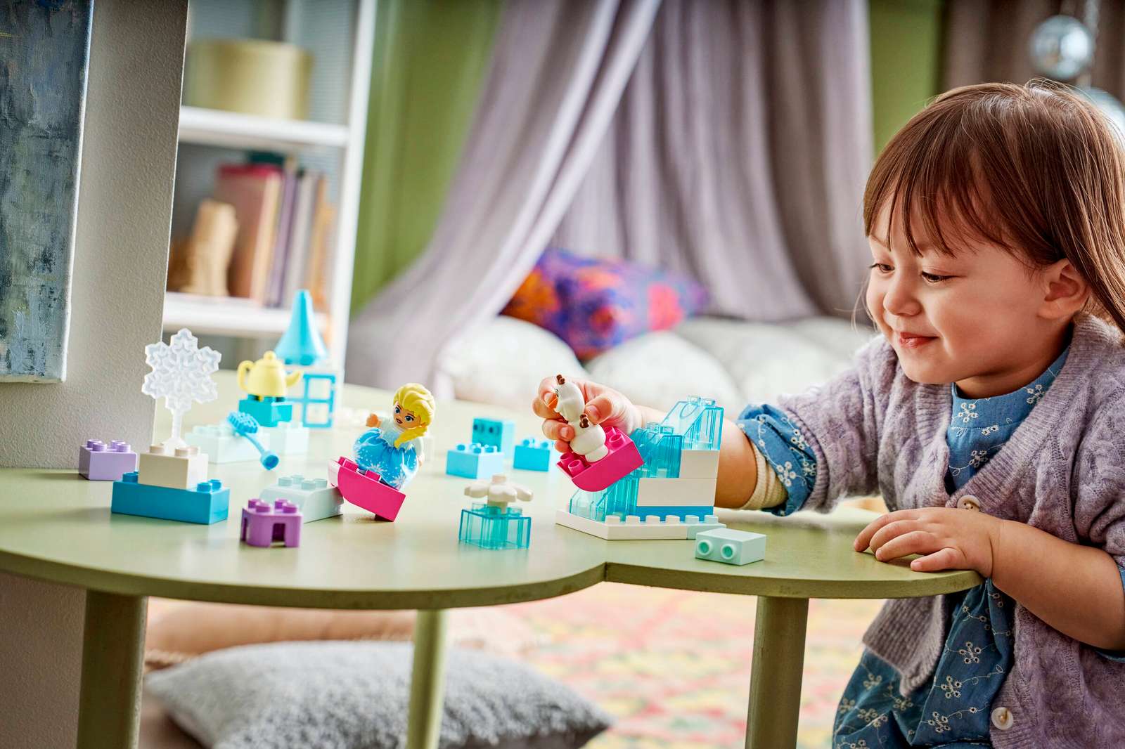 10462 Lego Duplo Scatola creativa di Frozen con Elsa e Olaf