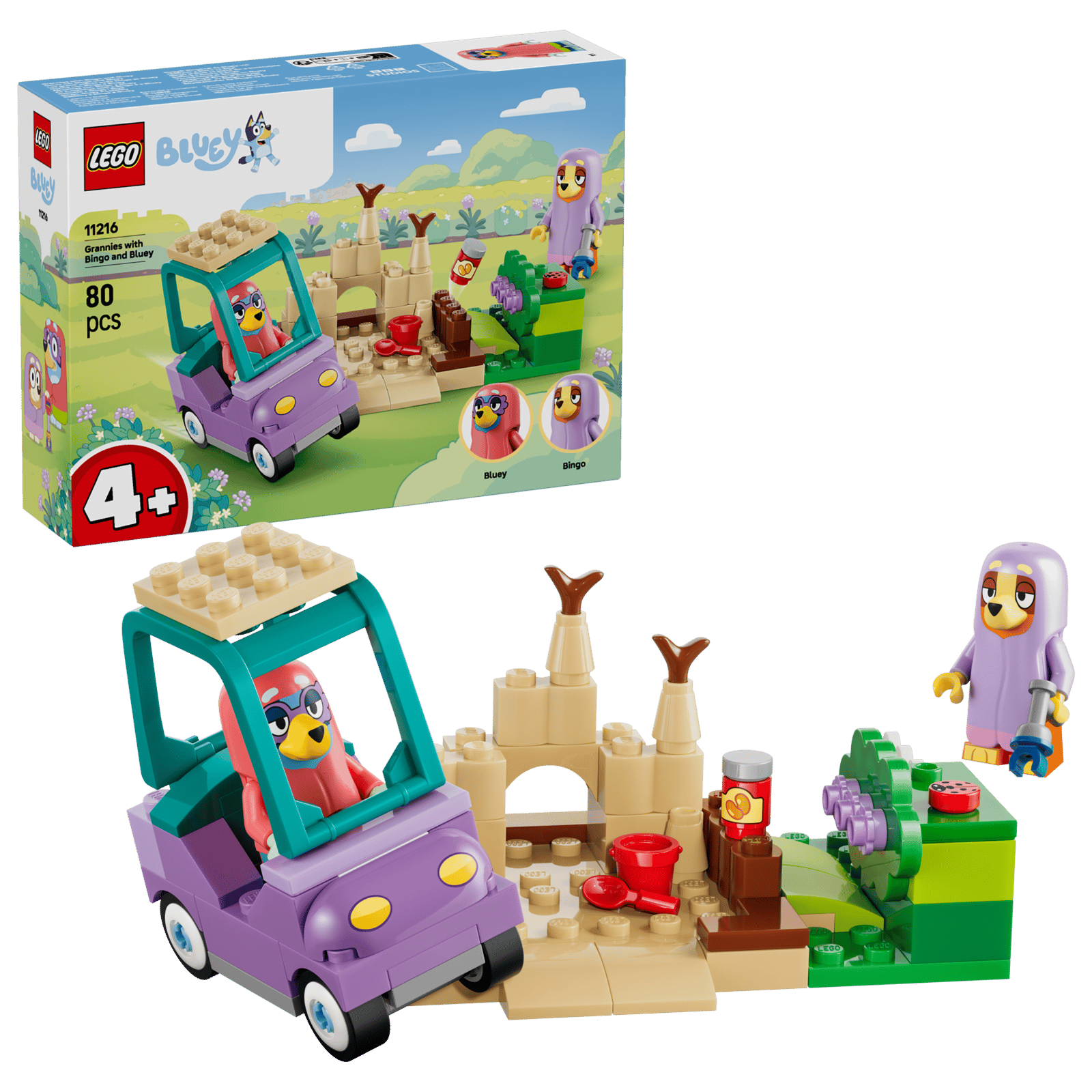 11216 Lego Duplo Nonne con Bingo e Bluey
