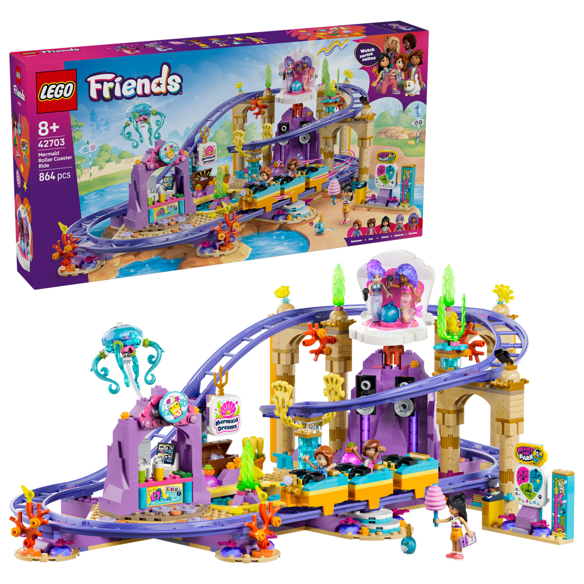 42703 Lego Friends Montagne russe della sirenetta